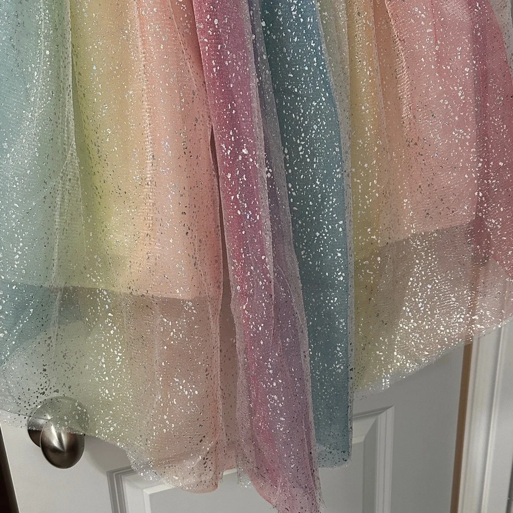 Sparkling Rainbow Princess Costume for Kids - Picture 6 of 6